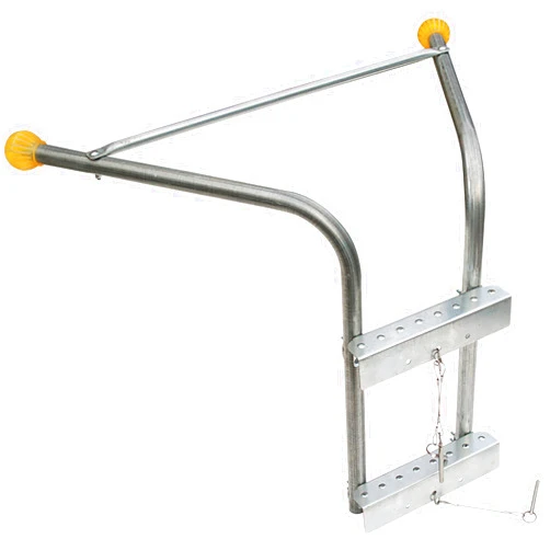 Tie Down Roof Zone Height Adjustable Roofing Standoff Safety Ladder Stabilizer w/Surface Protection | Quick Connect Assembly | Great for Residential/Commercial/Industrial