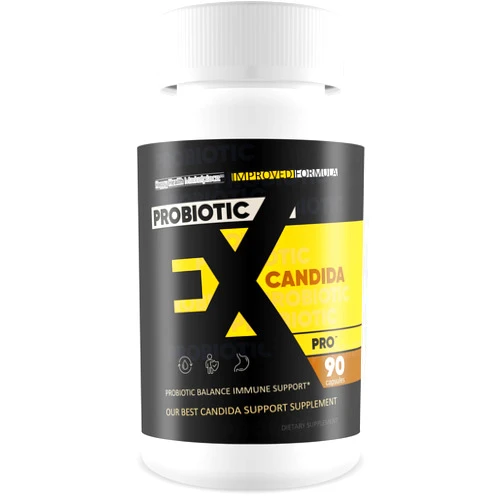 Happy Health Marketplace Probiotic Ex-Candida Pro - Improved Candida Formula - Our Best Candida Probiotic Supplement - Candida Cleanse Detox Anti Candida Defense Ex Candida Cleanse Pills Best Probiotics For Candida Overgrowth