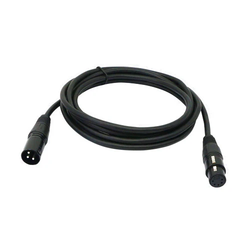 SinLoon （3m DMX Stage Light Cable,DJ XLR Cable, 3-Pin Male XLR to 5-Pin Female XLR DMX Turnaround Connection for Moving Head Light Par Light Spotlight with XLR Input & Output (3Male)