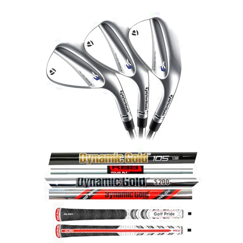 TaylorMade Build a Custom TaylorMade Milled Grind 3 RAW 52*, 56* & 60* Standard Wedge Set