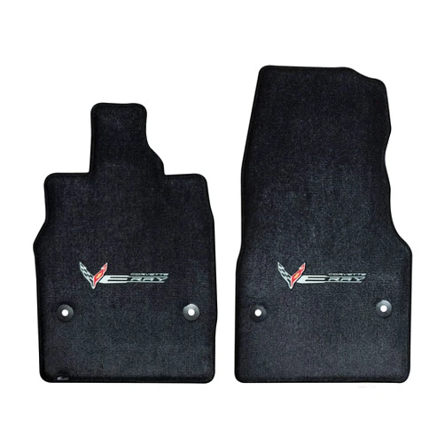 Lloyd Mats Custom Fit Floor Mats for Corvette C8 E-Ray 2024-ON LogoMat 2Pc Set