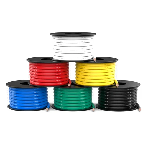 NAOEVO 12 Gauge Wire 60ft, 12 AWG Silicone Wire 10ft Each Spool, 6 Colors Flexible Tinned Copper Wire Electrical Wire 12 Gauge, Hookup Wire Kit for Breadboard/Automotive/DIY/Battery, 200℃ 600V