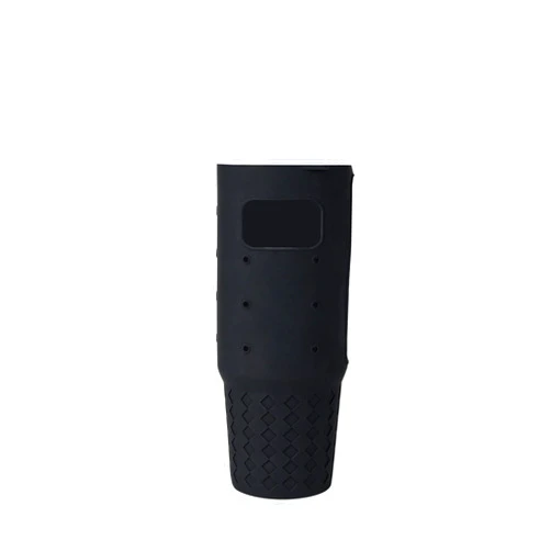 CAXGEK Silicone Sleeve for 30oz Tumbler with Handle, Full Coverage, Tumbler Accessories. (Black, 30oz)