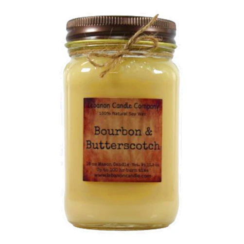 Lebanon Candle Company Bourbon & Butterscotch (Candle)