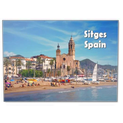 Photomagnet Sitges, Katalonien, Spanien Fridge Magnet