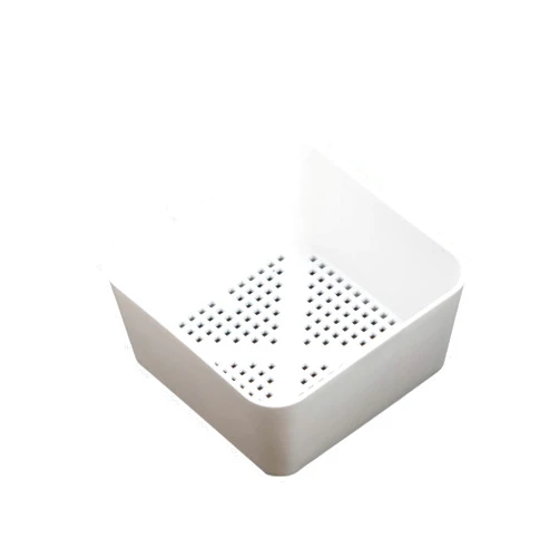 STEADYKLEEN 6.5-inch Floor Drain Cover Alternative, Square Sink Drain Basket for Restaurants, Home and More, Commercial Sink Strainer with 0.19-inch Holes, Versatile Plastic Drain Screen Basket