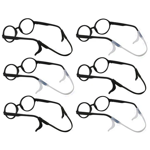 SHINKODA Silicone Kids Glasses Strap/Retainer for Boys Girls Elastic Sport Band Adjustable Ear Grip for Eyeglass Sunglass
