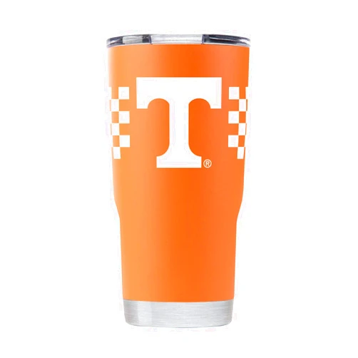 GTS Gametime Sidekicks Gametime Sidekicks Tennessee 20oz Orange Tumbler - Officially Licensed, 18/8 Stainless Steel, Double-walled, Vacuum-insulated, UV LED Printed Logos, Sweatless, Stays Hot/Cold - 360 Wrap
