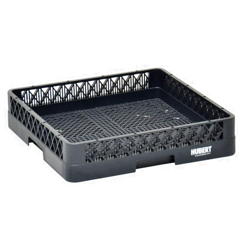 Vollrath Traex Black Plastic Flatware Dishwashing Rack - 19 3/4