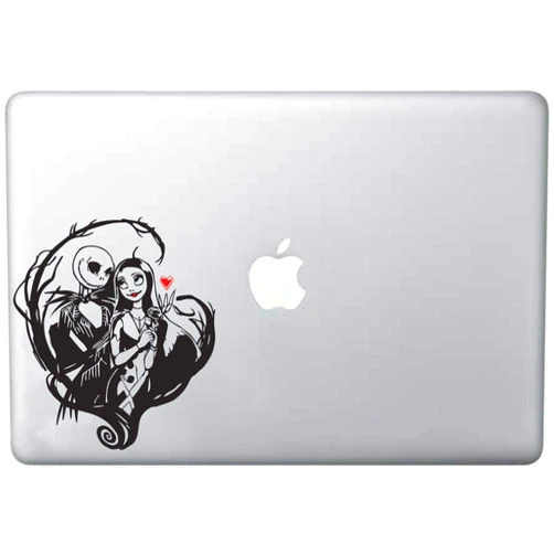Tamateam Jack and Sally Skellington in Love Nightmare Before Christmas Car Truck Laptop Mac Vinyl Decal Sticker 7