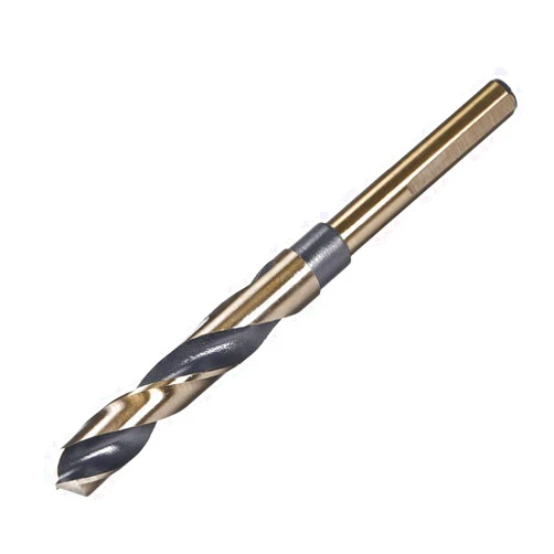uxcell Reduced Shank Twist Drill Bits 14mm High Speed Steel 4341 with 10mm (3/8