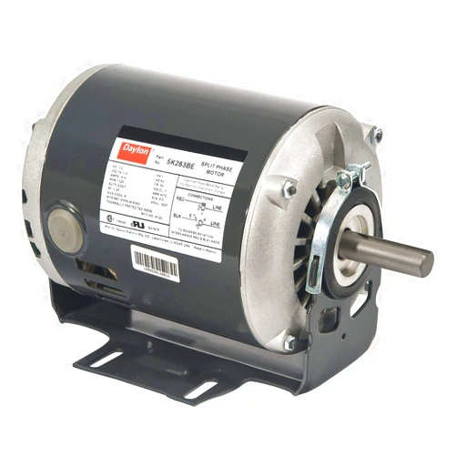 Dayton 1/2 HP General Purpose Motor,Split-Phase,1725 Nameplate RPM,Voltage 115,Frame 56