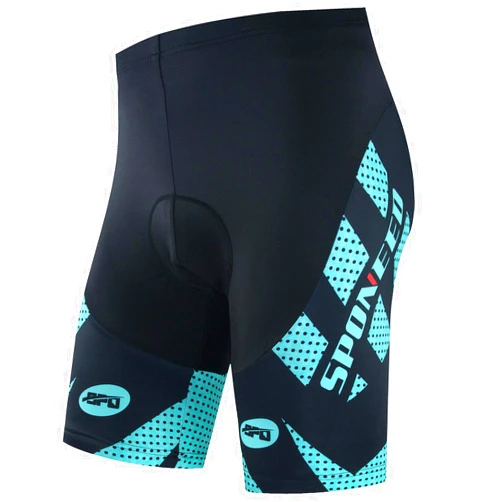 sponeed Men Bike Shorts Cushioned Biking Wear Gear Road Cycling Bottoms