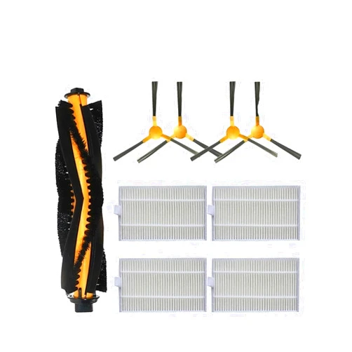 KUNYIWANG Compatible for Liectroux C30B E30 XR500 Compatible for Proscenic 800T 820S 830P Robot Vacuum Spare Main Side Brush Rag Mop Hepa Filter(Set B)
