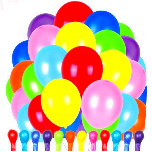 BSRESIN 126 Pcs Rainbow Balloons, 18 12 10 5 Inch Assorted Color Balloons, Bright Colorful Helium Latex Balloons for Birthday, Baby Shower, Wedding, Rainbow Party Decorations Supplies Arch Garland