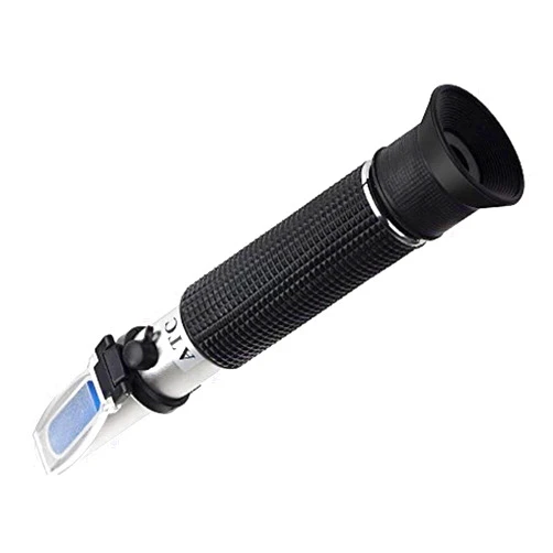 B BUBBLEFIN Salinity Refractometer for Seawater and Marine Fishkeeping Aquarium 0-100 PPT - Dual Scale (1.0 to 1.070 S.G.) - Automatic Temperature Compensation