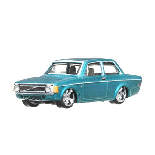 Fisher-Price Hot Wheels Car Culture Circuit Legends Vehicles for 3 Kids Years Old & Up, 74 Volvo 142 Gl, Premium Collection of Car Culture 1:64 Scale Vehicles