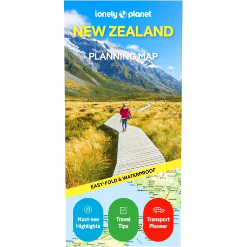 Lonely Planet New Zealand Planning Map