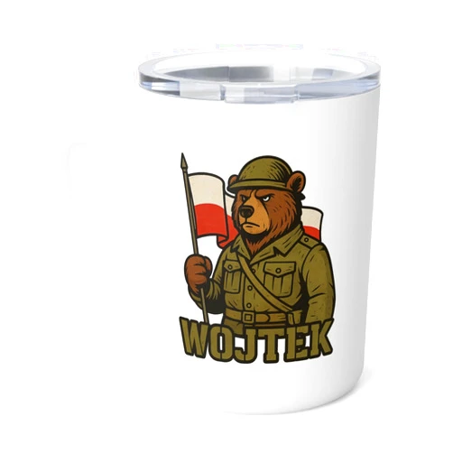 GENERIC Wojtek Coffee Mug | Polish Bear War Hero Insulated 10oz Travel Mug
