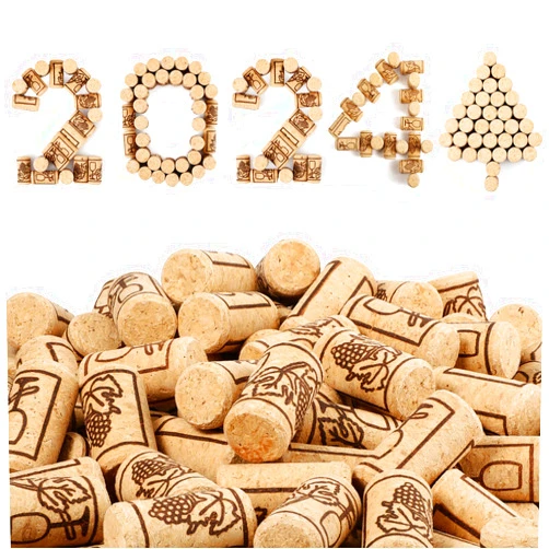 Qunclay 300 Pcs Natural Wine Corks 7/8