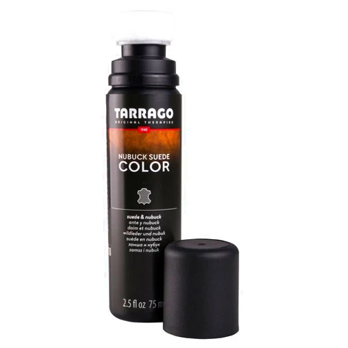 Tarrago Nubuck & Suede Color Restorer - Restores Faded Suede for Sneakers, Shoes, Boots, Jackets, Purses, & More- Suede Color Renew with Applicator- 2.5oz
