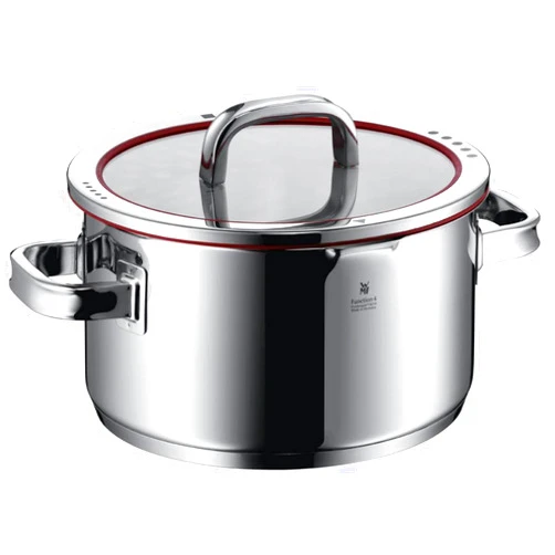WMF Function 4 18/10 Stainless Steel 24cm High Casserole with Lid