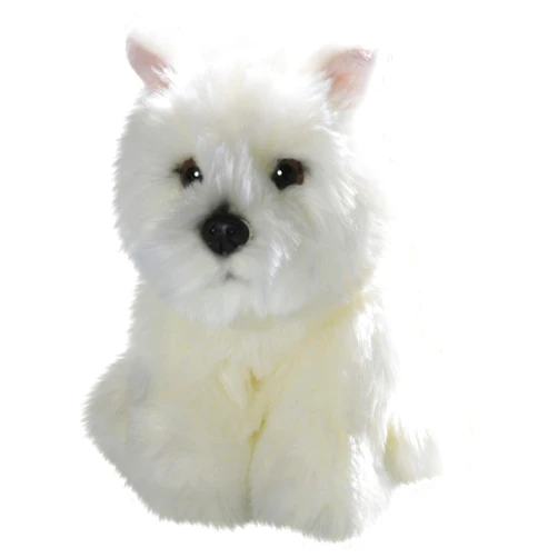 Carl Dick Westie, West Highland Terrier Dog Puppy, 8.5 inches, 22cm, Plush Toy, Soft Toy, Stuffed Animal 3137