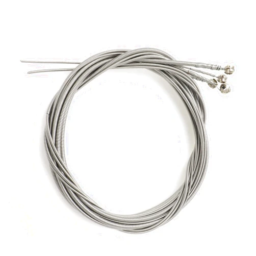 CashBeat Stainless Steel 4 String Bass Guitar Strings, Electric Bass 4 Strings Replacement Set with Small Ball Ends, Compatible with Acoustic Bass, 4 String Bass Instrument Accessories
