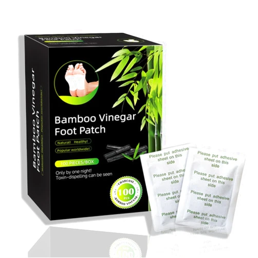 Generic 100 Packs Bamboo Foot Pads, New Upgrade for Deep Relaxation & Better Sleep, Natural Detox Patch for Body Refresh, IIncluded 100 Adhesive Sheets and 100 Foot Pads