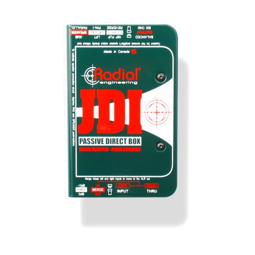 Radial Engineering R8001010JDI Single-Channel Passive Direct Box with Jensen Transformer