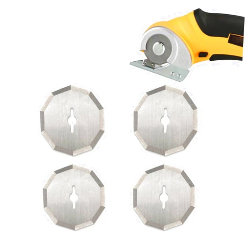 ALHXGUSLO 4-Pack Replacement Rotary Blades Compatible with Worx WX082L 4V ZipSnip Cordless Electric Scissors, WA2300 Replacement Blades (1-1/2