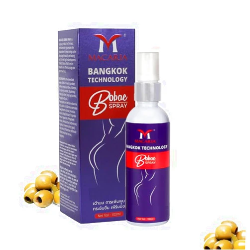 MACARIA Bobae Brazilian Breast Enhancement Spray - Breast Lift for Saggy Boobs - Reafirmante Para Senos - Body Enlargement & Moisturizing - Reshape for Women & Girls - 3.38 Fl Oz