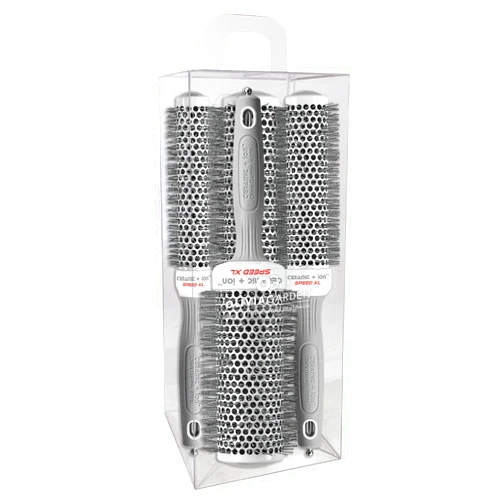 Olivia Garden Ceramic + Ion Round Thermal Hair Brush (Not Electrical)