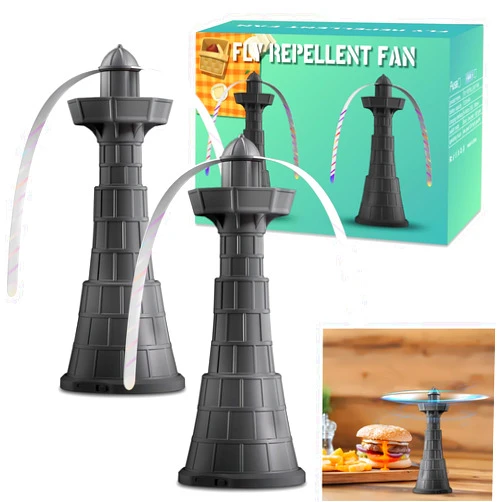 Paideste 2pack Food Fan Outdoor Table Fan for Outdoor, Indoor