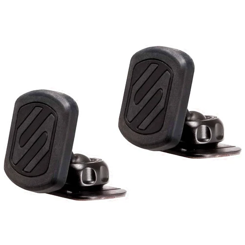 Scosche MAGKIT MagicMount Magnetic Car Phone Mount for Dashboard, 360° Adjustable Magnet Head, Universal Cell Phone Holder for Car, Compatible with iPhone, Samsung, and All Devices (Pack of 2)
