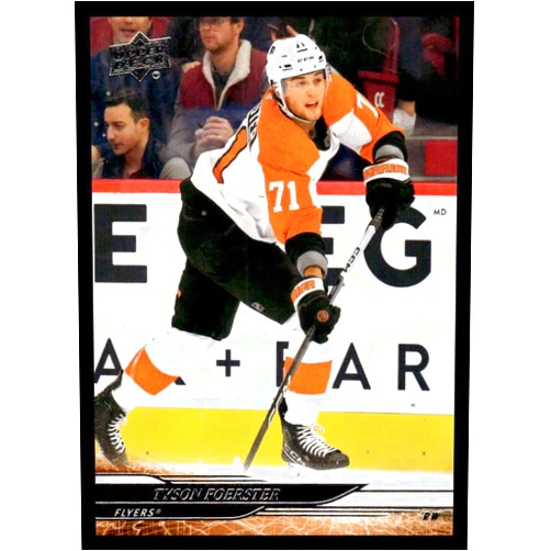 Upper Deck 2024-25 Upper Deck #137 Tyson Foerster Philadelphia Flyers Series 1 NHL Hockey Base Trading Card