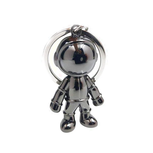 VOSAREA Astronaut Keychain Pendant Creative Space Robot Key Chain Keyring Alloy Astronaut Car Key Holder Gifts