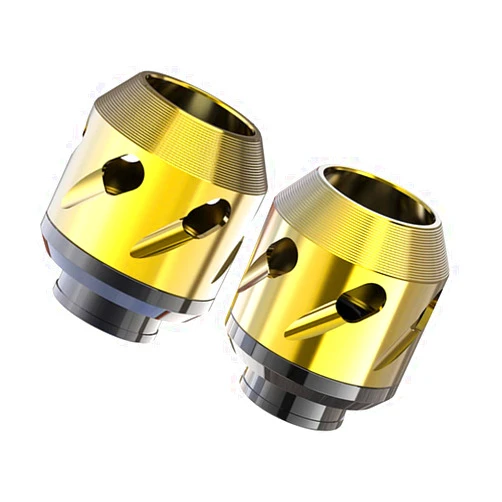 GZYF CNC Front Fork Frame Sliders Wheel Crash Protector Anti Crash Falling Protection Universal For Motorcycle Dirt Pit Bike(Gold)
