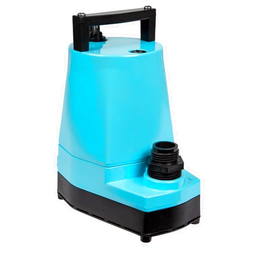 Little Giant 5-MSP 115-Volt, 1/6 HP, 1500 GPH, Aluminum Manual Utility Pump, 25-Ft. Cord, Blue 505712