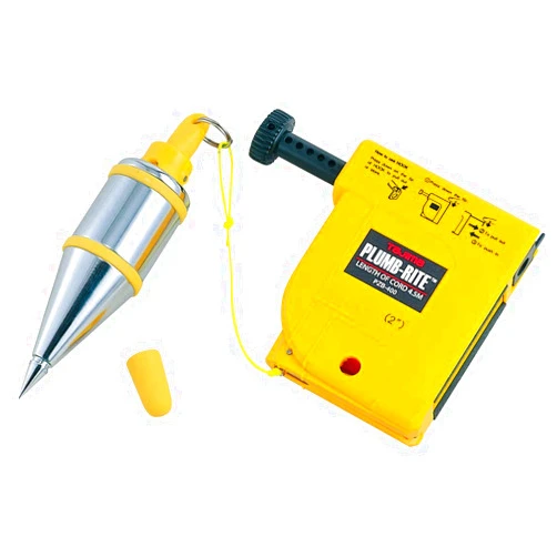 TAJIMA Plumb Bob Setter - 14 oz (400g) Magnetic Plumb-Rite with 14.5 ft Auto Recoil Cord & Quick-Stabilizing Bob - PZB-400