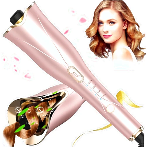 Duomishu Auto Hair Curler, Automatic Curling Iron Wand with 1