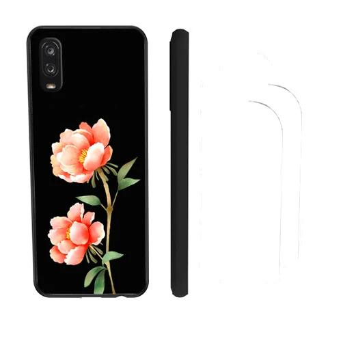 Jioeuinly Case for Jitterbug Smart 3 / Lively Smart Smartphone Jitterbug Phone Case Cover + [2 Pack] Film Soft TPU Screen Protector J-48