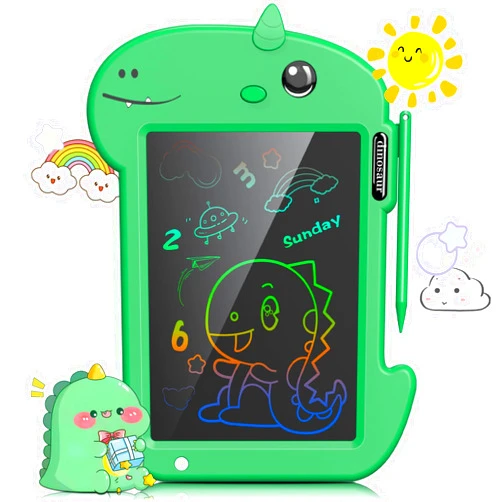 VISATOR LCD Writing Tablet for Kids 8.8 Inch Toddler Toys for 3 4 5 6 7 8 Year Old Boys Girls Toys Drawing Pad Dinosaur Toys for Kids Doodle Board Drawing Tablet Birthday Christmas Gifts for Toddlers (L)
