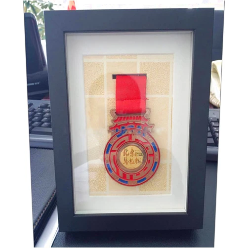 MWxpoSediR Photo Frame,Picture Frame,Wall Frames,OVBBESS Medal Display Frame Shadow ​Box Frame Photo Frames Medal Holder For Runners 3D Deep Box Frame Sports Medals Display Case Cabinet(Hollow : 1.5cm) ( Co