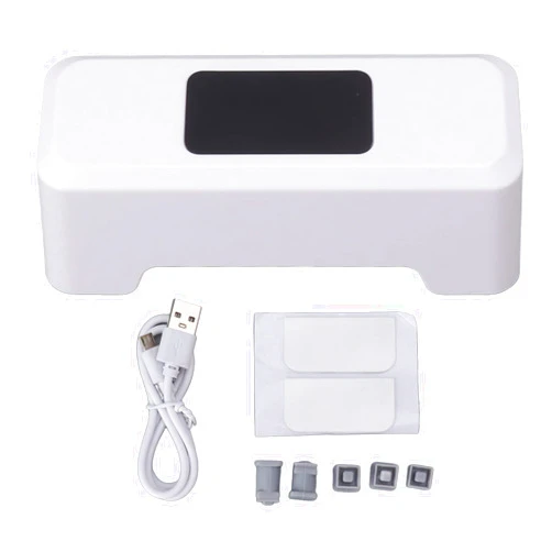 Topyond Motion Sensor Automatic Toilet Flusher IPX5 Waterproof Touchless Flush Button White Toilet Flusher for Home and Public Use for Most Homes and Public Toilets with Infrared Sensor
