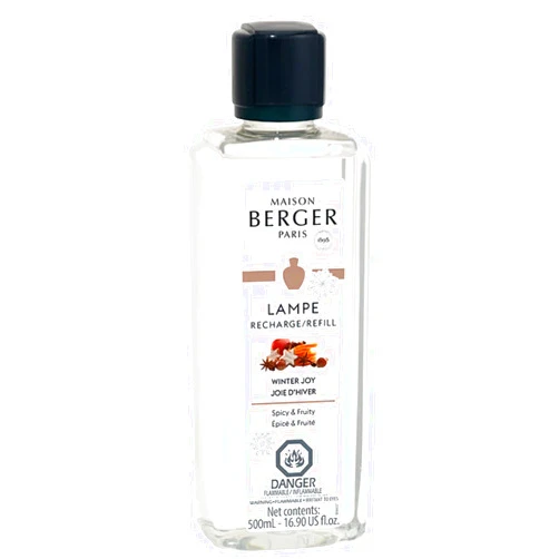 MAISON BERGER Winter Joy - Lampe Berger Fragrance Refill for Home Fragrance Oil Diffuser - 16.9 Fluid Ounces - 500 milliliters