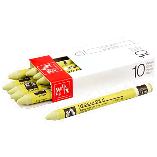 Caran d'Ache Neocolor II Aquarelle Artists' Pastel - Light Olive