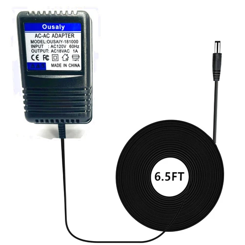 Ousaly 18V AC Adapter Power for Mackie Mix5 Mix8 Mix12FX Mixer HKA18-600 Radio Shack SSM-60 273-1690 2731690,5 8 12-Channel Mixer Power Supply Cord Cable PS Wall Home Charger Mains PSU(NOT for 18VDC)