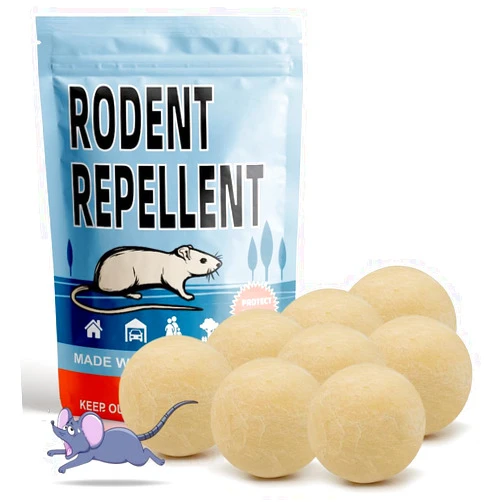 Kopplvn Rodent Repellent, Mice Repellent Indoor, Mouse Repellent Balls for House, Rat Repellent, Peppermint to Repel Mice and Rats, Mouse Deterrent, Mint Mouse Repellent Outdoor, Keep Mouse Away-8Pcs