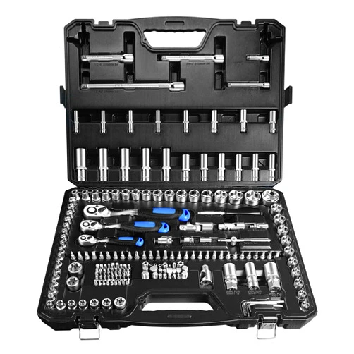 Pgroup 197PCS Mechanic Tool Set, 1/4